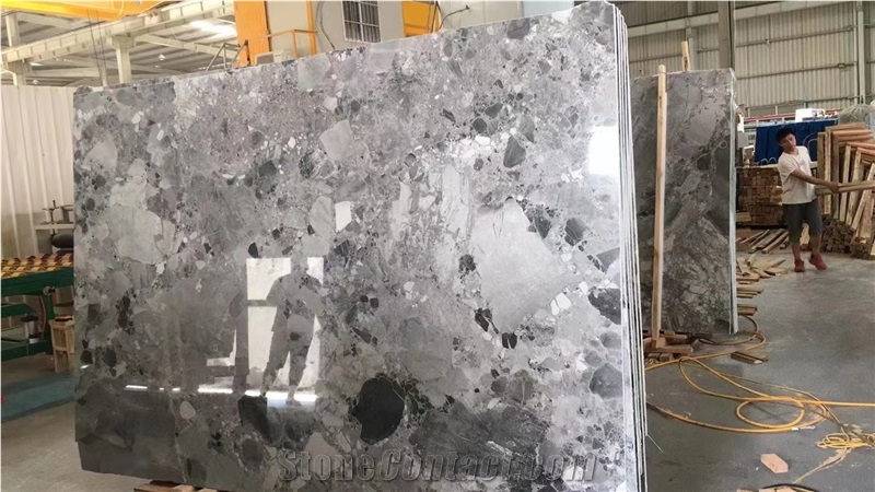 HOT NEW China Pandora White Marble Slab For Wall Floor