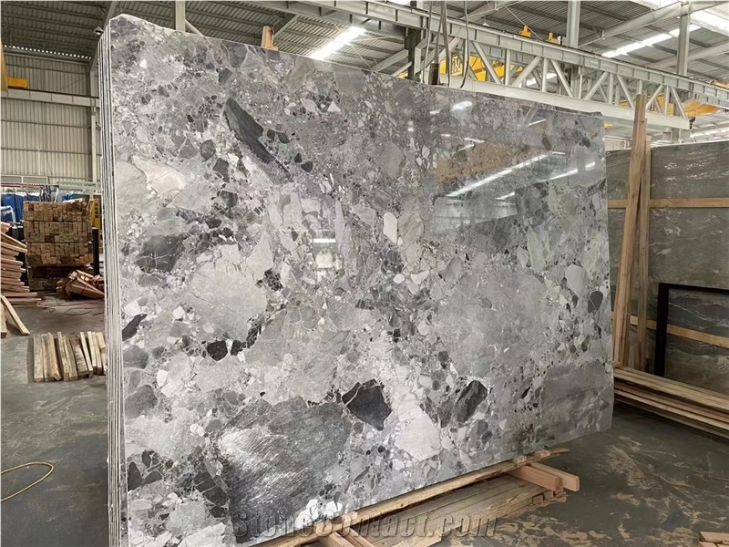 HOT NEW China Pandora White Marble Slab For Wall Floor