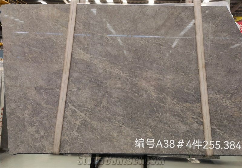 Hot NEW Ice Grey Marble Slab For High End Projects