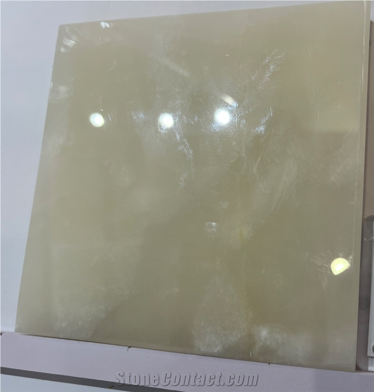 Hot Snow  White Pure White Onxy Jade Tiles