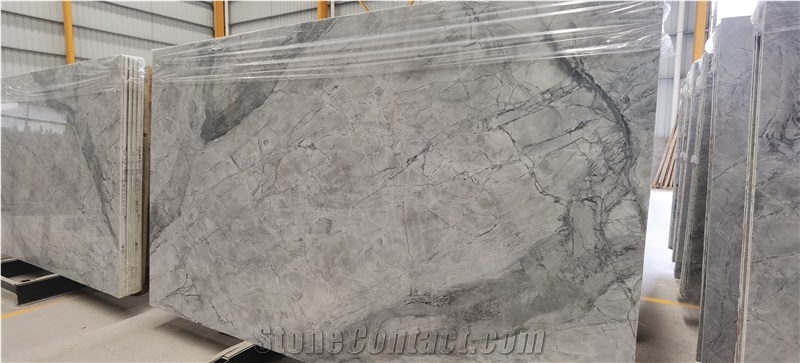 Hot Super White Quartzite  Calacatta Grey Quartzite Slab
