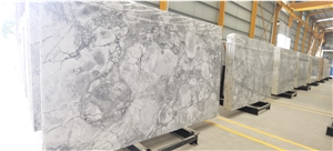 Hot Super White Quartzite  Calacatta Grey Quartzite Slab