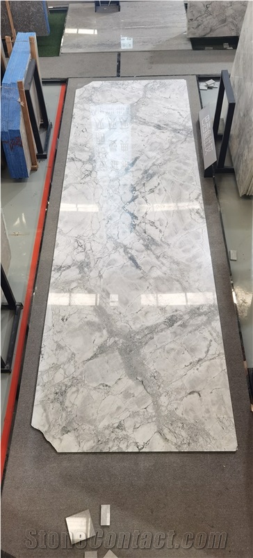 Hot Super White Quartzite  Calacatta Grey Quartzite Slab