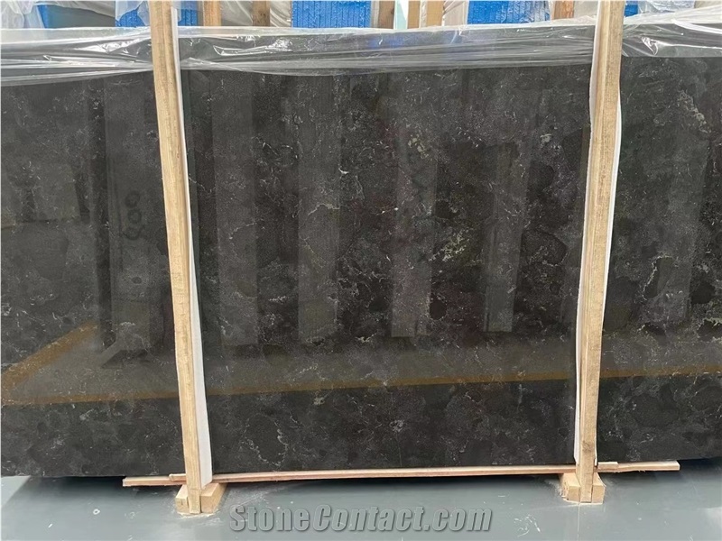 HOTTEST China Blue Limestone Big Slab Silk Finish
