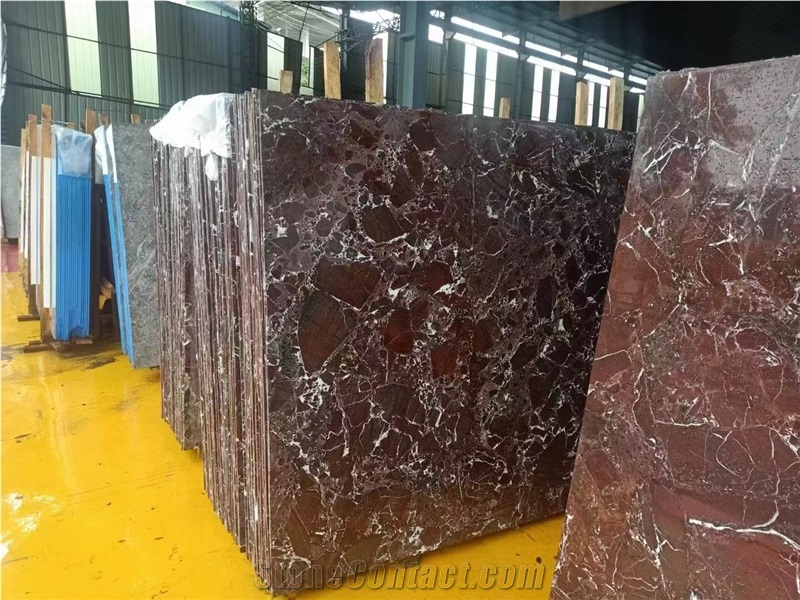 Italy Rosso Levanto Red Marble Slab