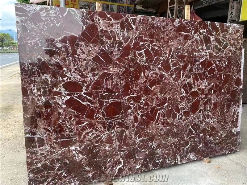 Italy Rosso Levanto Red Marble Slab