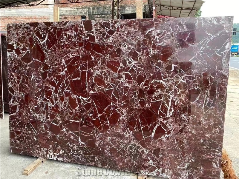 Italy Rosso Levanto Red Marble Slab