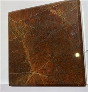 LUXURY BRAZIL RED QUARTZITE TILES POLISH