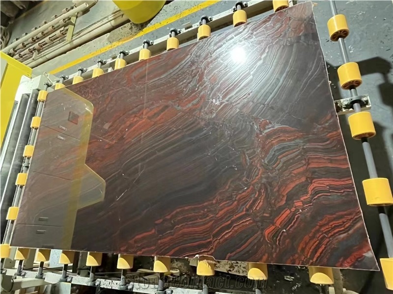 Special Luxury Iron Red Granite Slab For Wall