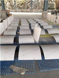 White Marble Column Panels