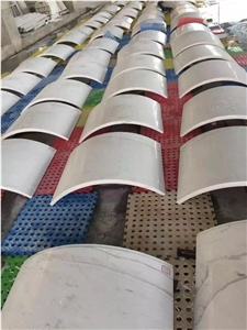 White Marble Column Panels