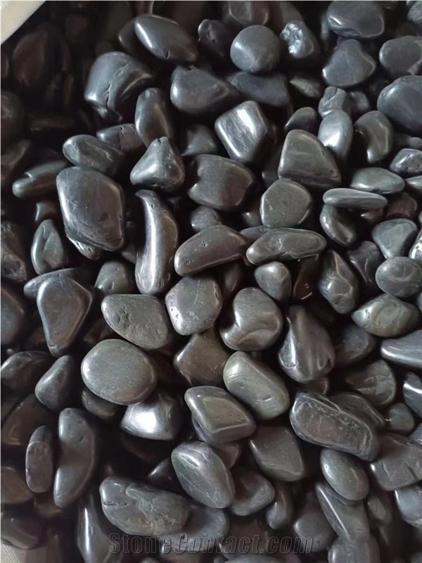 White Pebble Stone Polished