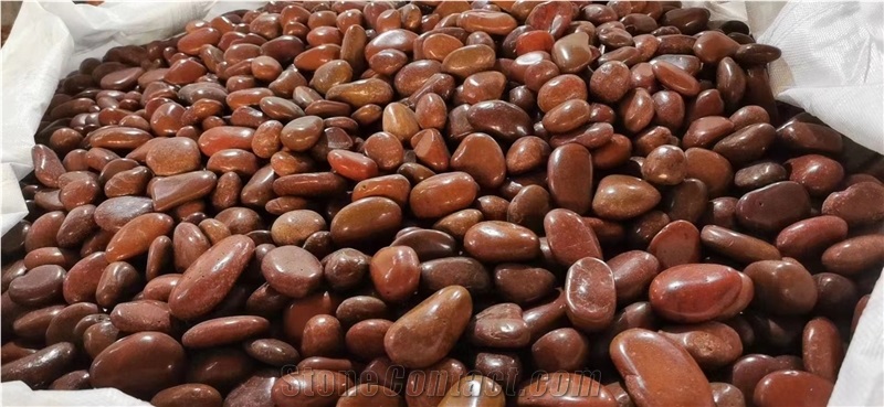 White Pebble Stone Polished