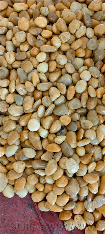 White Pebble Stone Polished
