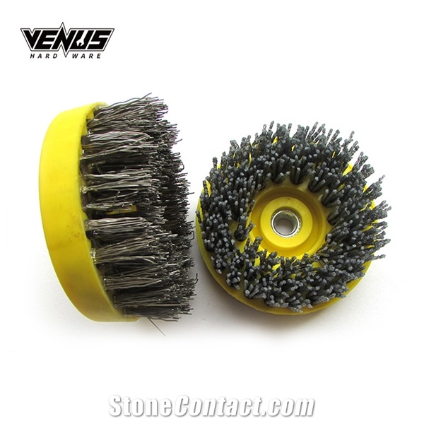 4 Inch Stone Surface Circular Abrasive Polishing Brushes
