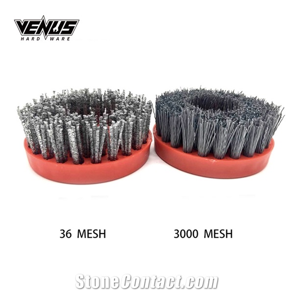4 Inch Stone Surface Circular Abrasive Polishing Brushes
