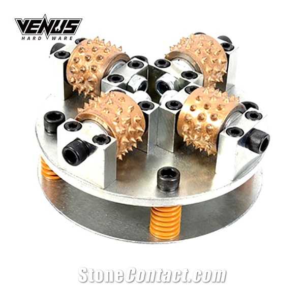 8Inch*4T*45S Double Layers Alloy Diamond Bush Hammer Disc