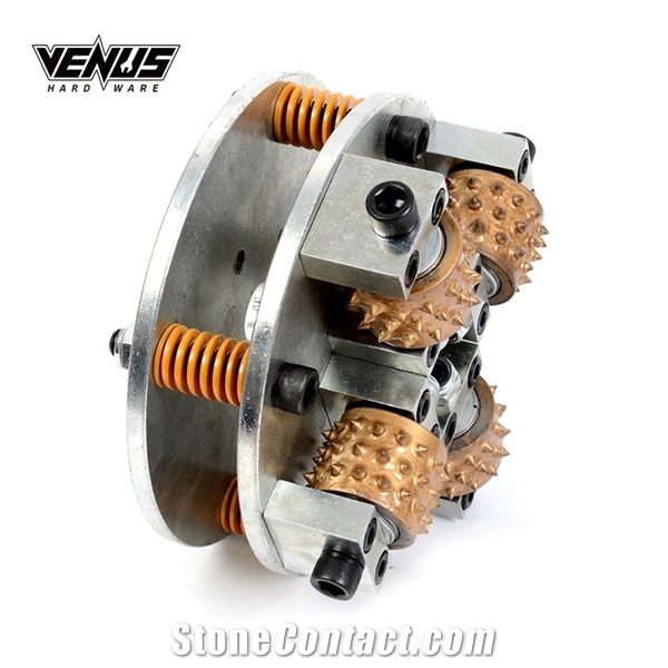 8Inch*4T*45S Double Layers Alloy Diamond Bush Hammer Disc
