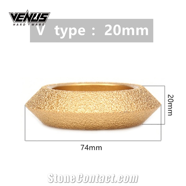 Arrivals Vacuum Brazed V Shape Diamond Profile Wheel
