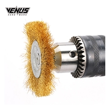 Brass Wire Wheel Flat Brush Rust Removal Polishing Abrasive