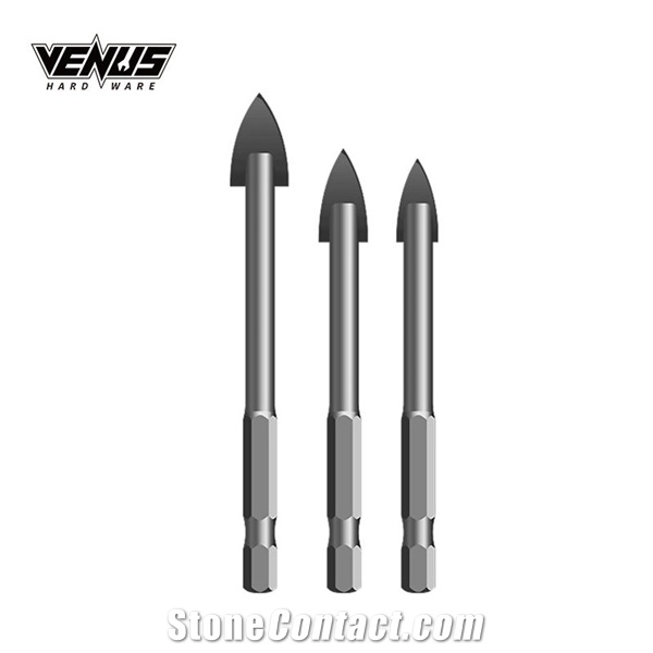 Cabide Alloy Grey Straight Handle Triangle Drilling Bit