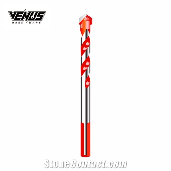 Ceramic Tile Concrete Threaded Triangle Drill Bit