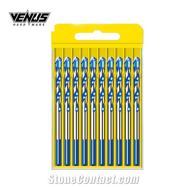 Ceramic Tile Concrete Threaded Triangle Drill Bit