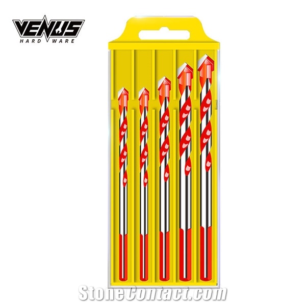 Ceramic Tile Concrete Threaded Triangle Drill Bit