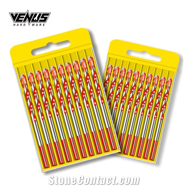 Ceramic Tile Concrete Threaded Triangle Drill Bit