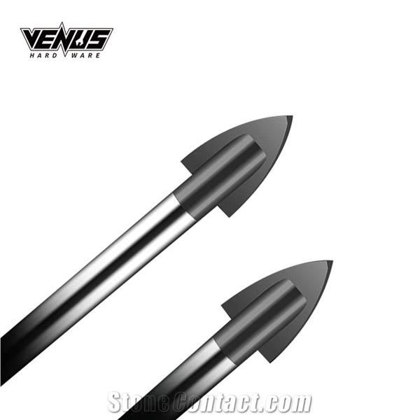 Diamond Hole Opener Alloy Single Tip Glass Drill Bit