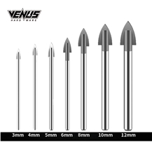 Diamond Hole Opener Alloy Single Tip Glass Drill Bit