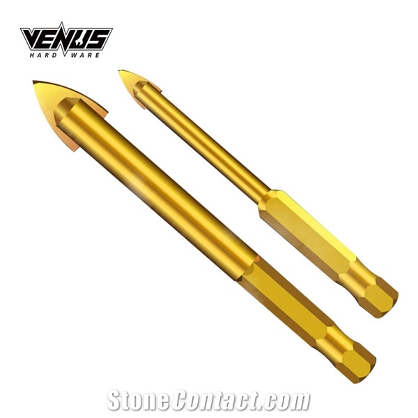 Glass And Tile Triangle Micro Drill Bits Cross Hex Tile Bits