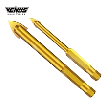 Glass And Tile Triangle Micro Drill Bits Cross Hex Tile Bits