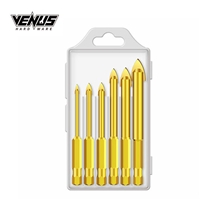 Glass And Tile Triangle Micro Drill Bits Cross Hex Tile Bits