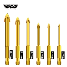 Glass And Tile Triangle Micro Drill Bits Cross Hex Tile Bits