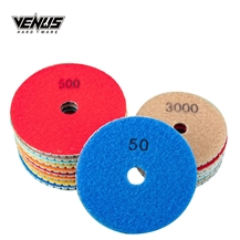 High Work Efficiency 7 Step Wet Use Granite Polishing Pads