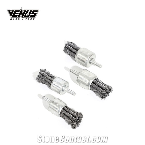 Knotted Stainless Steel Wire End Brush