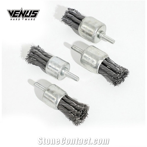 Knotted Stainless Steel Wire End Brush
