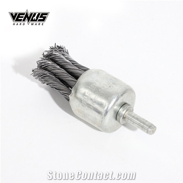Knotted Stainless Steel Wire End Brush