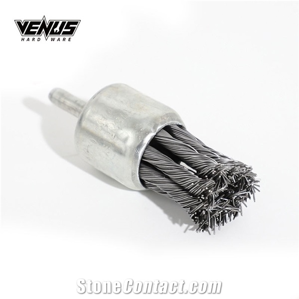 Knotted Stainless Steel Wire End Brush