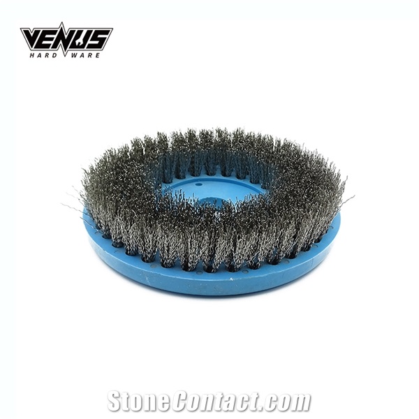 Nylon Round Diamond Circular Brush Polishing For Stone