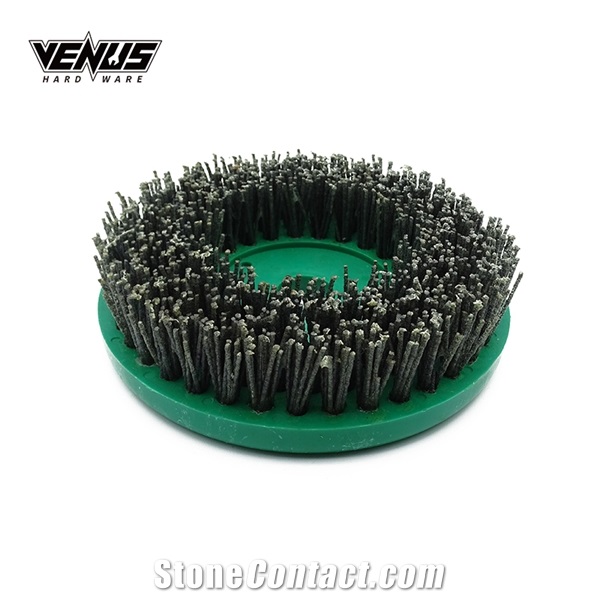 Nylon Round Diamond Circular Brush Polishing For Stone