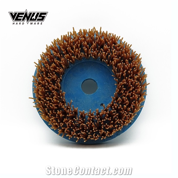 Nylon Round Diamond Circular Brush Polishing For Stone