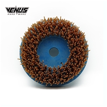 Nylon Round Diamond Circular Brush Polishing For Stone