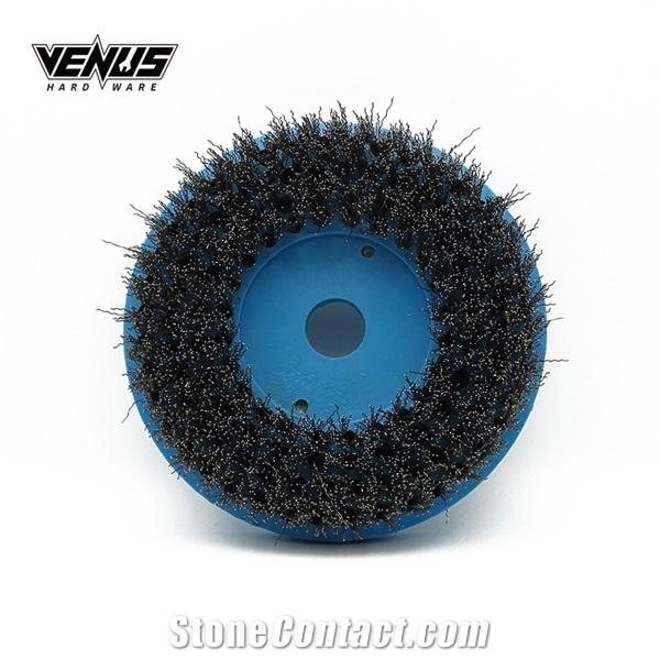 Nylon Round Diamond Circular Brush Polishing For Stone