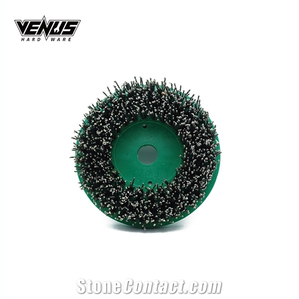 Nylon Round Diamond Circular Brush Polishing For Stone