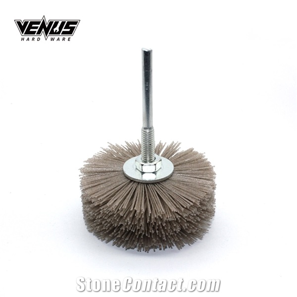 Polishing Abrasive Buffing With Shaft Steel Wire Wheel Brush