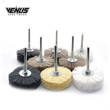 Polishing Abrasive Buffing With Shaft Steel Wire Wheel Brush