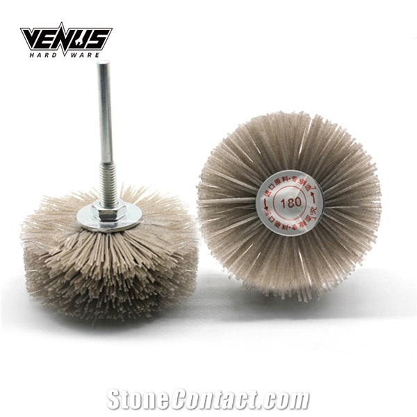 Polishing Abrasive Buffing With Shaft Steel Wire Wheel Brush