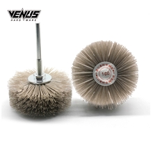 Polishing Abrasive Buffing With Shaft Steel Wire Wheel Brush